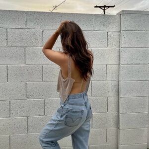 Crystal Chainlink Crop Top - Perfect for going out! REVOLVE Brand